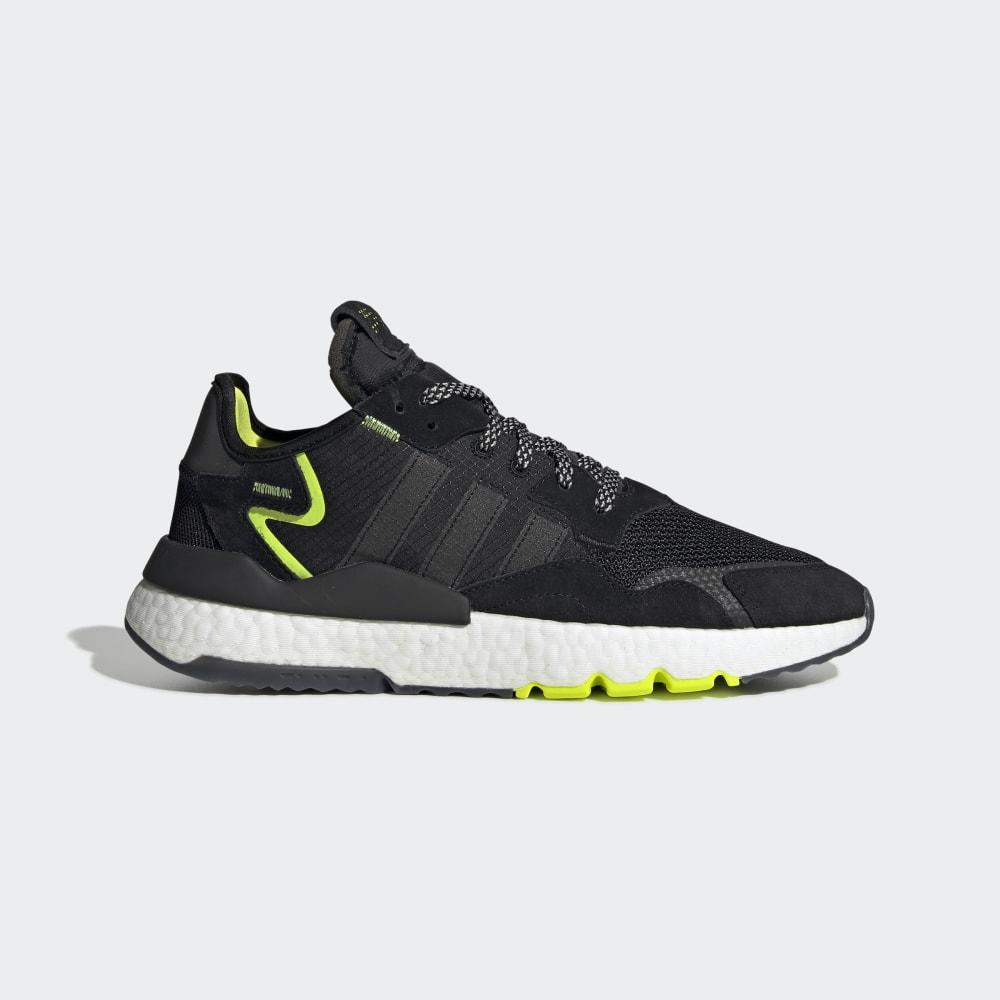 Adidas Men's NITE JOGGER Originals Shoes Black/Yellow Ireland EG7409